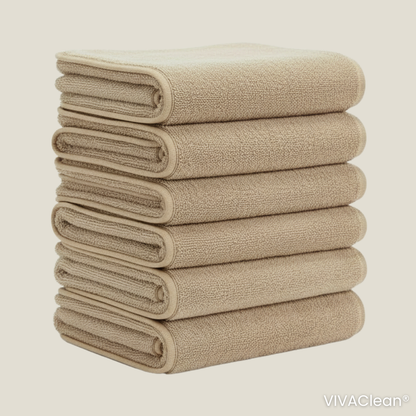VIVAClean drycloths khaki 6pcs
